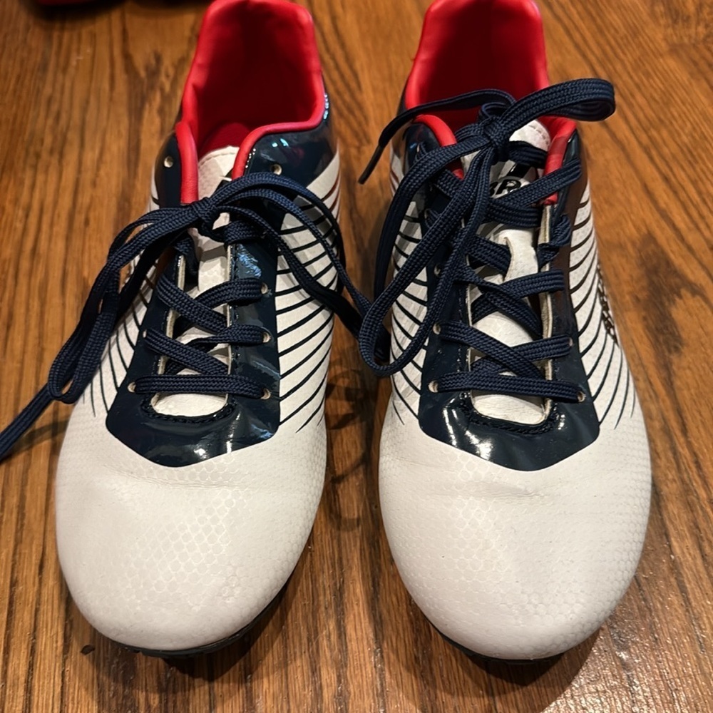 Brava Youth Fighter Soccer Cleats SIZE 4 Red, White and Blue NEW WITHOUT BOX - Picture 3 of 7